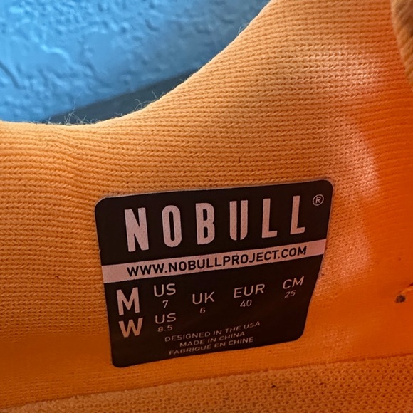 NOBULL Bright Orange Athletic Shoes - Picture 6 of 6